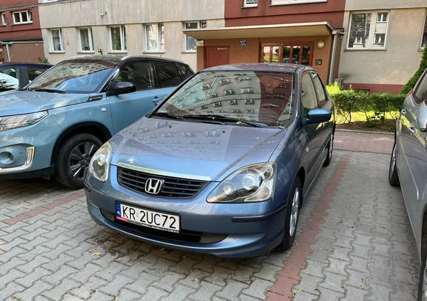 samochody osobowe Honda Civic cena 9000 przebieg: 207000, rok produkcji 2004 z Kraków